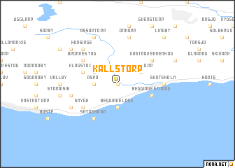 map of Kallstorp