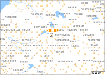 map of Kalme