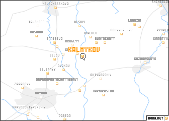 map of Kalmykov