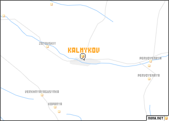map of Kalmykov