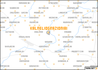 map of Kalnelio Gražioniai