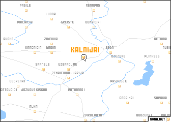 map of Kalnijai