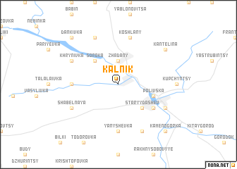 map of Kalʼnik