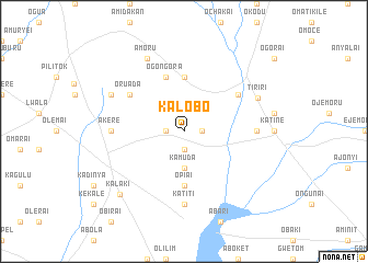 map of Kalobo
