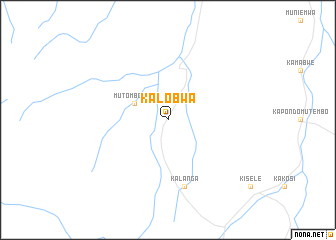 map of Kalobwa
