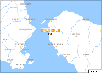 map of Kalo Kalo