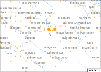 map of Kalok