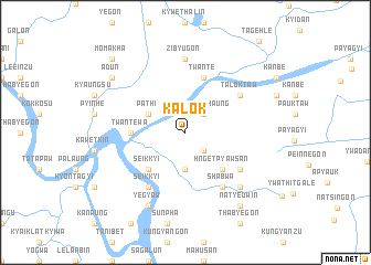 map of Kalok