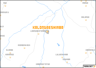 map of Kalonda-Eshimba