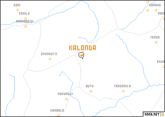 map of Kalonda