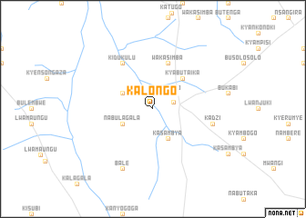map of Kalongo