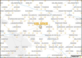 map of Kalonka