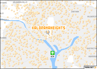 map of Kalorama Heights