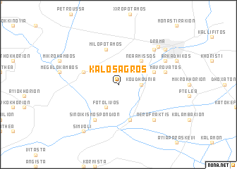 map of Kalós Agrós
