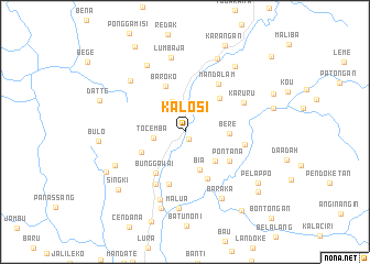 map of Kalosi