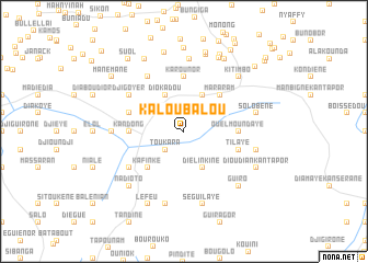 map of Kaloubalou