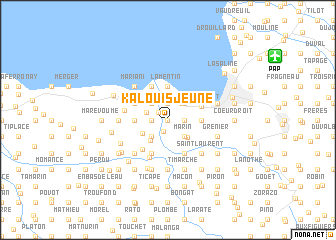 map of Ka Louis Jeune