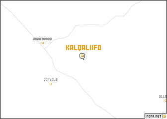 map of Kal Qaliifo
