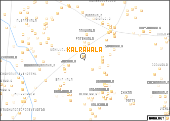 map of Kalrāwāla