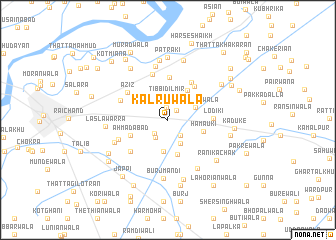 map of Kalrūwāla
