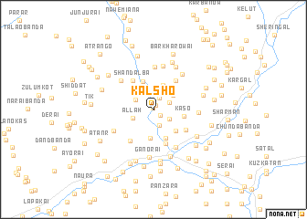 map of Kalsho