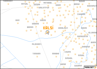 map of Kālsi