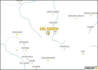 map of Kalsūreh