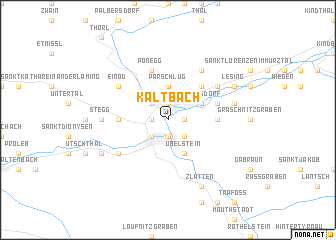 map of Kaltbach