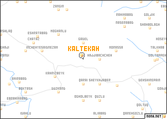 map of Kaltekah