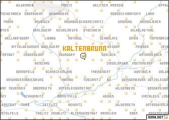 map of Kaltenbrunn
