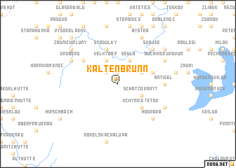 map of Kaltenbrunn