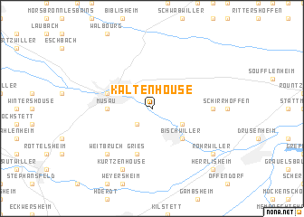 map of Kaltenhouse