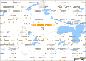 map of Kalübberholz