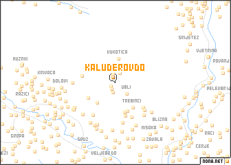 map of Kaluđerov Do