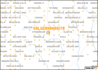 map of Kalugahawadiya