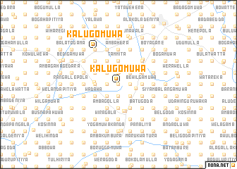 map of Kalugomuwa