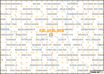 map of Kalukalama