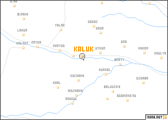 map of Kaluk