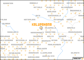 map of Kalupahana