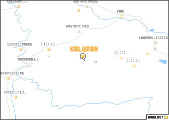 map of Kalurah