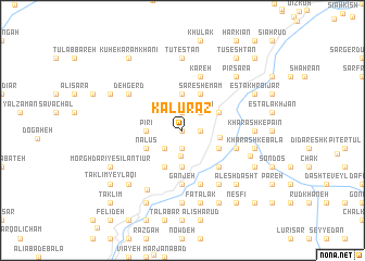 map of Kalūraz