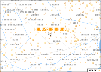 map of Kālu Sahāi Khurd