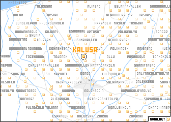 map of Kalūsā