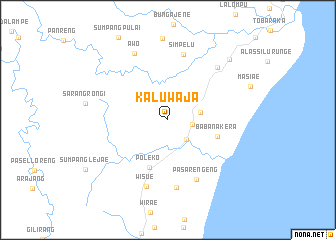 map of Kaluwaja