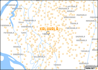 map of Kālūwāla