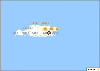 map of Kalvaka