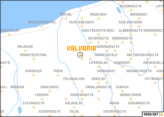 map of Kálvária