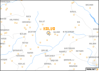 map of Kalva