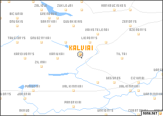 map of Kalviai