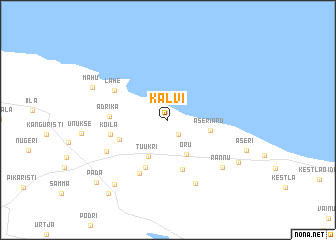 map of Kalvi